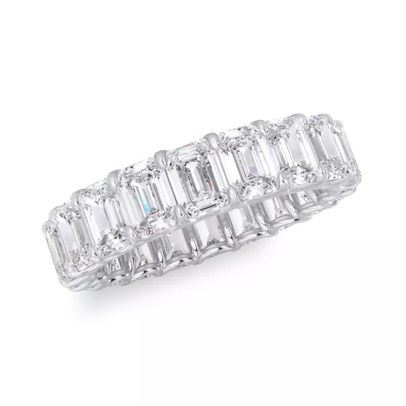 Emerald Cut Eternity Band (LAB)
