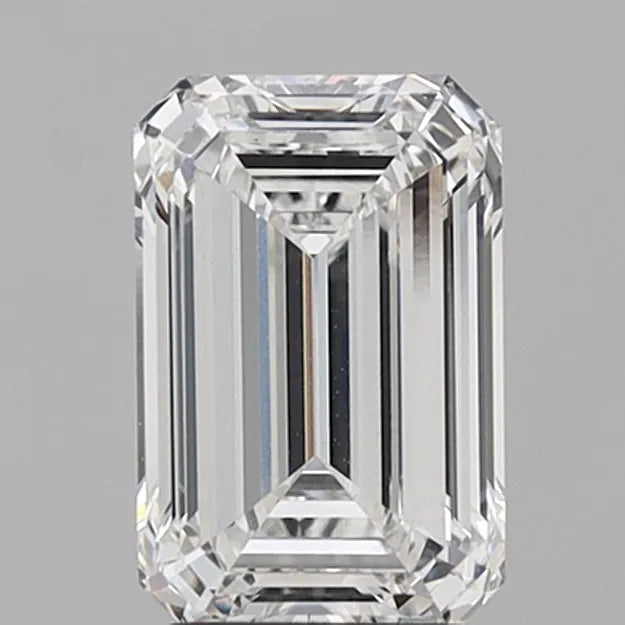 3.04ct Emerald Lab Grown Diamond (Colour E, Clarity VVS2, IGI Certified)
