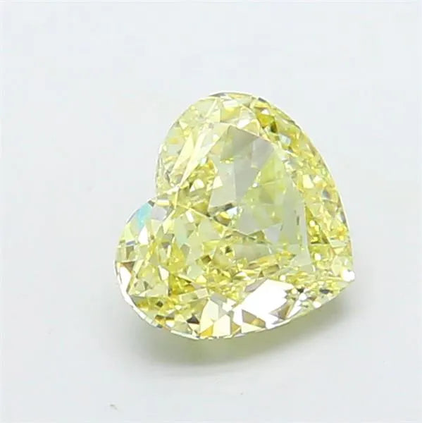 2.00ct Heart Lab Grown Diamond (Colour Fancy Yellow, Clarity VS2, IGI Certified)