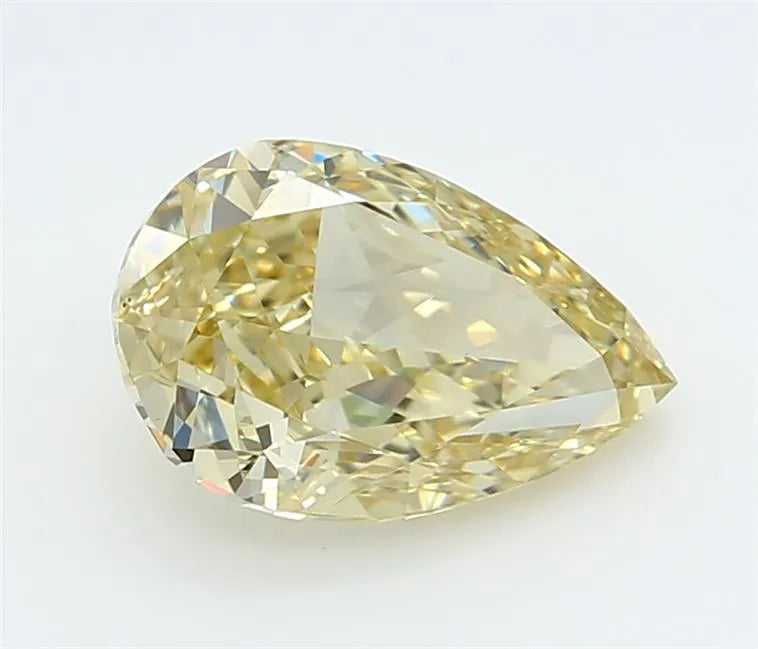2.02ct Pear Lab Grown Diamond (Colour Fancy Intense Yellow, Clarity VS1, IGI Certified)