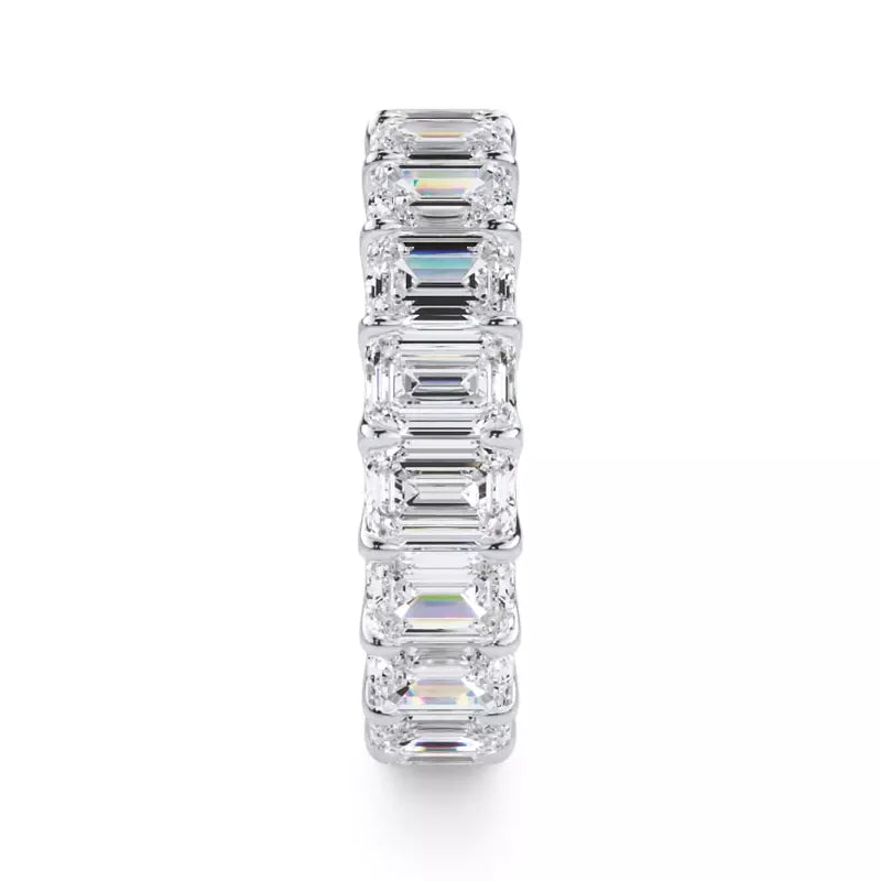 Emerald Cut Eternity Band (LAB)