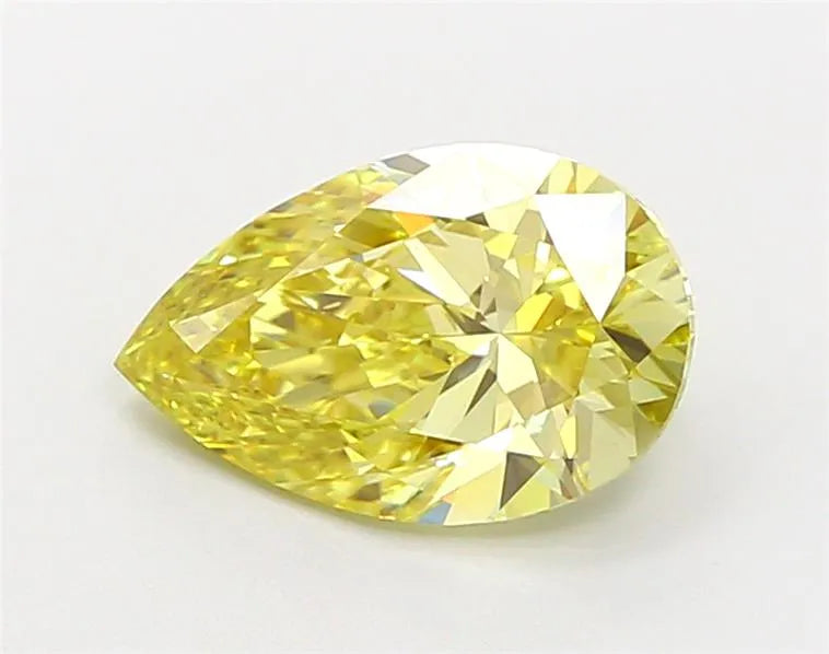 2.00ct Pear Lab Grown Diamond (Colour Fancy Intense Yellow, Clarity VS2, IGI Certified)