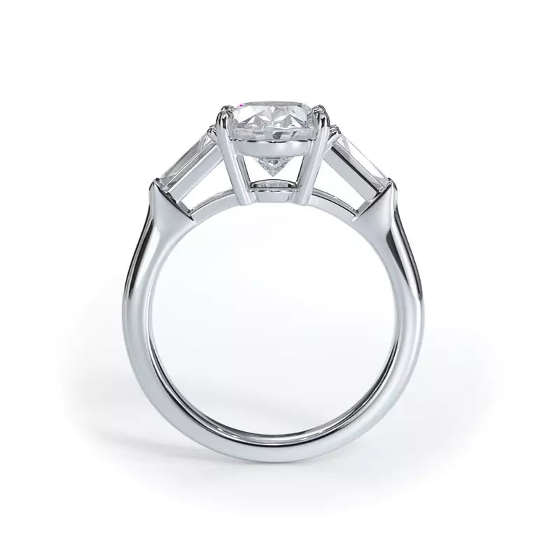 3 Stone Oval Engagement RIng (Lab Grown)