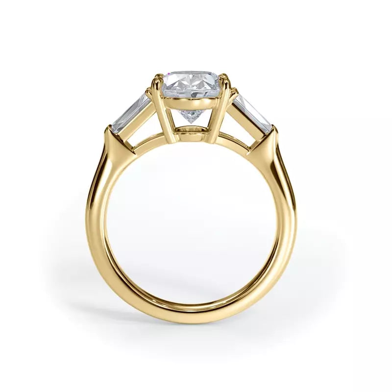 3 Stone Oval Engagement RIng (Lab Grown)