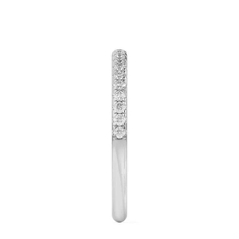 14k Pave Band Lab Grown