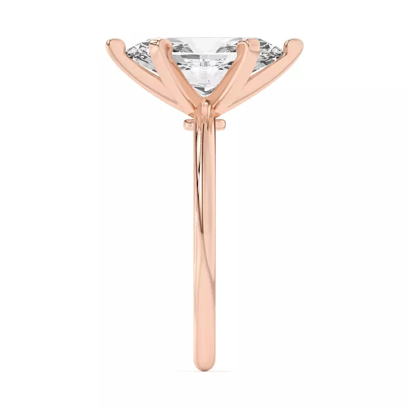 Marquise Solitarie Lab Grown Engagement Ring