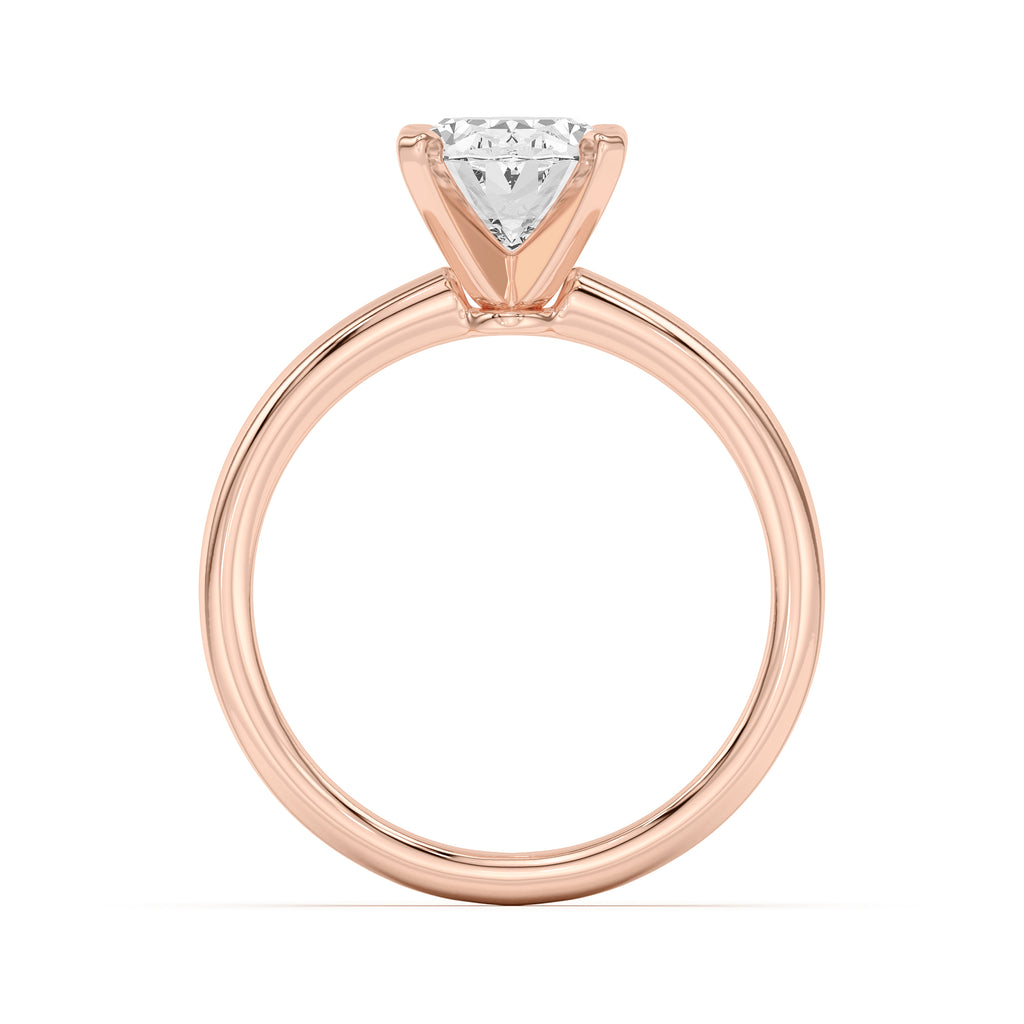 Oval Solitarie Lab Grown Engagement Ring