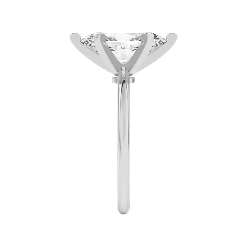 Marquise Solitarie Lab Grown Engagement Ring
