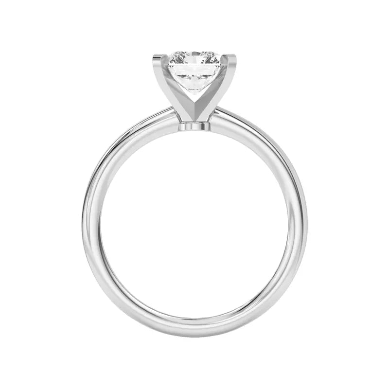 Radiant Solitarie Lab Grown Engagement Ring