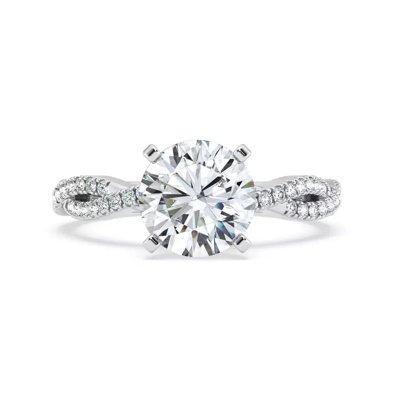 Lab Grown Infinity Engagement Ring
