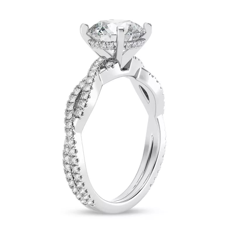 Lab Grown Infinity Engagement Ring
