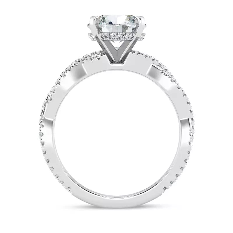 Lab Grown Infinity Engagement Ring