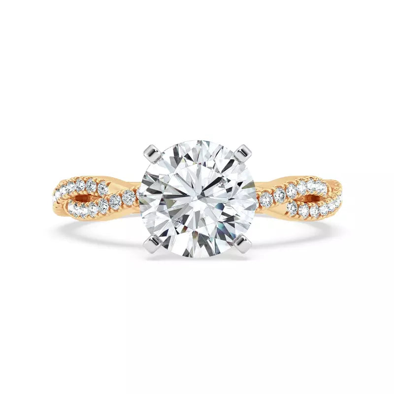 Lab Grown Infinity Engagement Ring