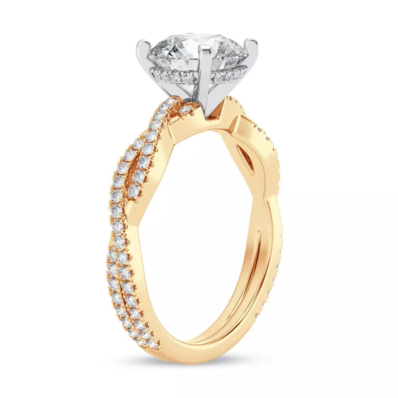 Lab Grown Infinity Engagement Ring