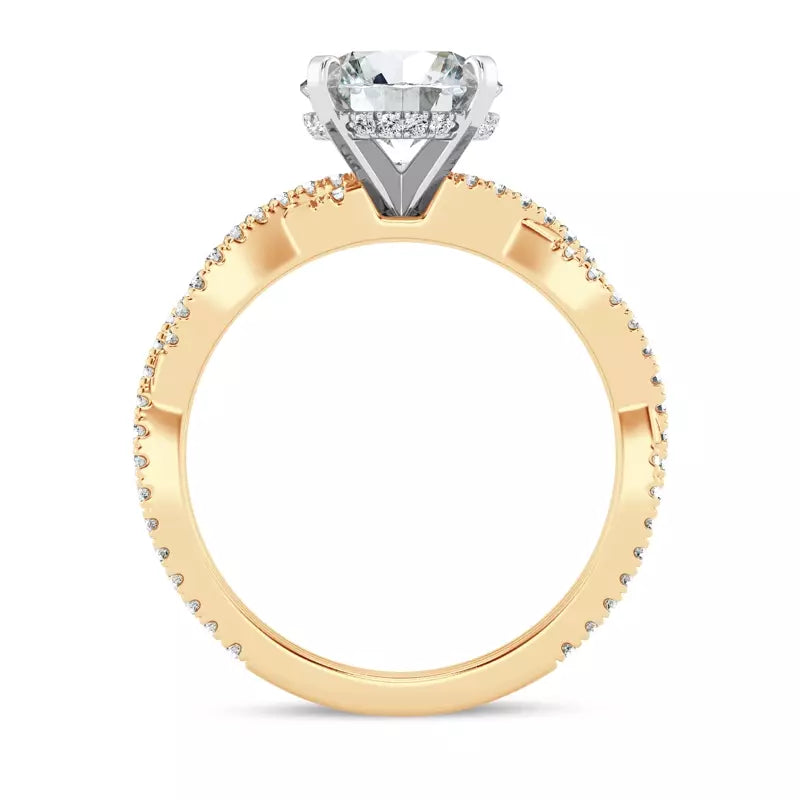 Lab Grown Infinity Engagement Ring