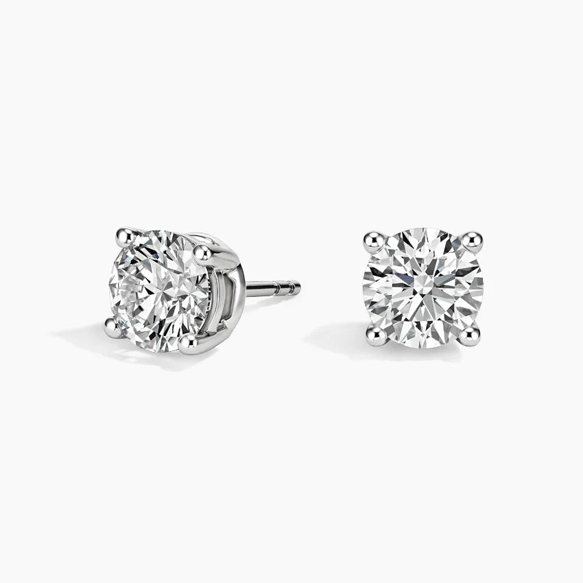 2 to 6 Carat Total Weight Lab-Grown Diamond Stud Earrings
