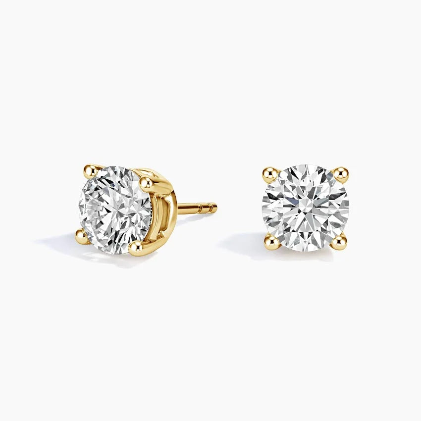 2 to 6 Carat Total Weight Lab-Grown Diamond Stud Earrings