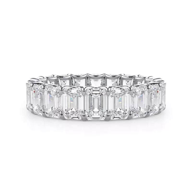 Emerald Cut Eternity Band (LAB)