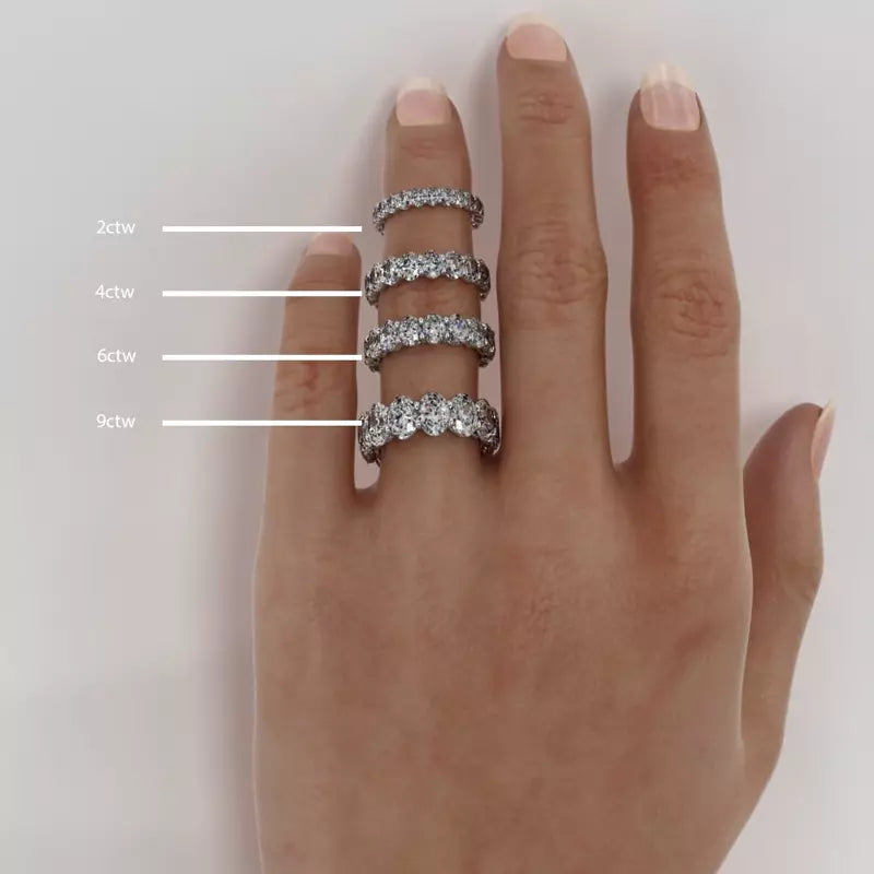 Oval Eternity Band - 5 carats