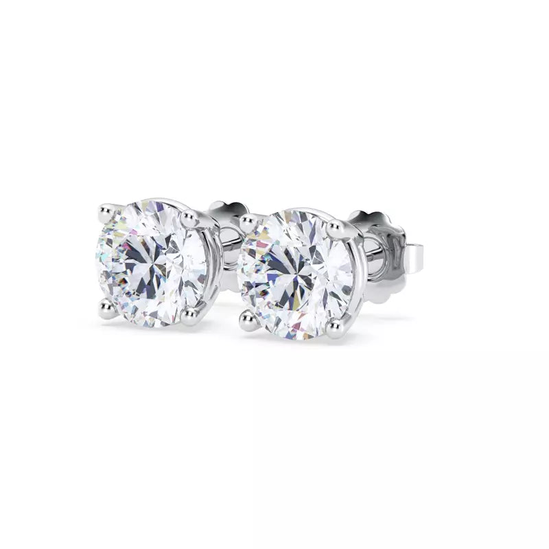 4 Carats Lab Grown Diamond Studs (Best Seller)