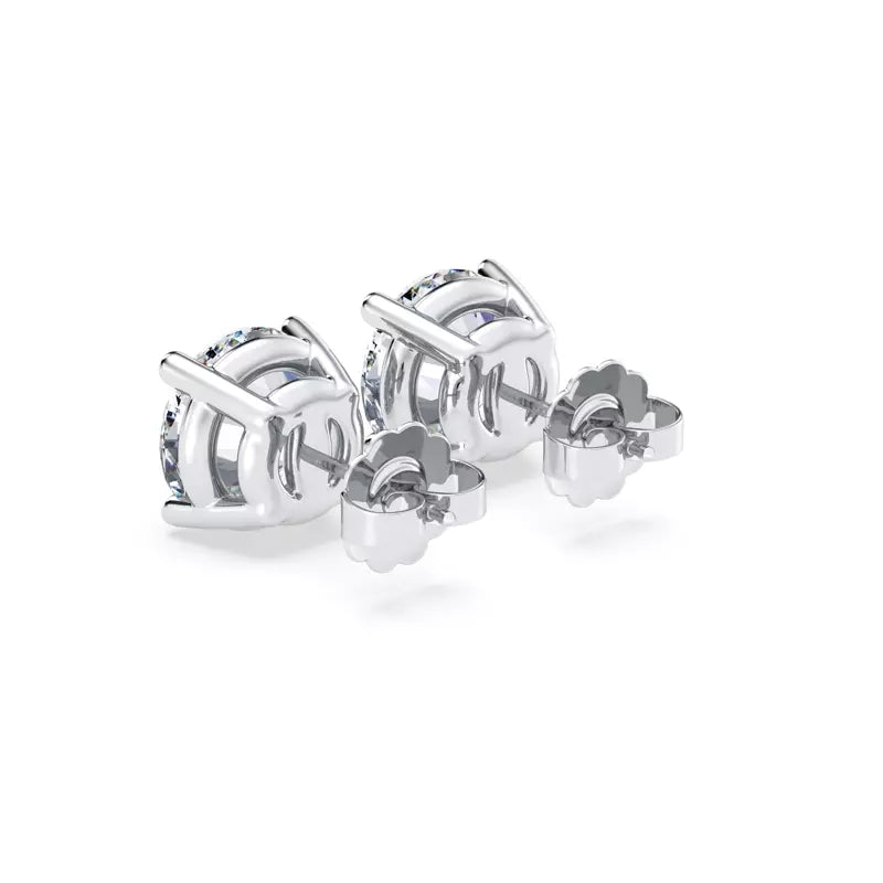 4 Carats Lab Grown Diamond Studs (Best Seller)