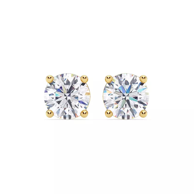 4 Carats Lab Grown Diamond Studs (Best Seller)