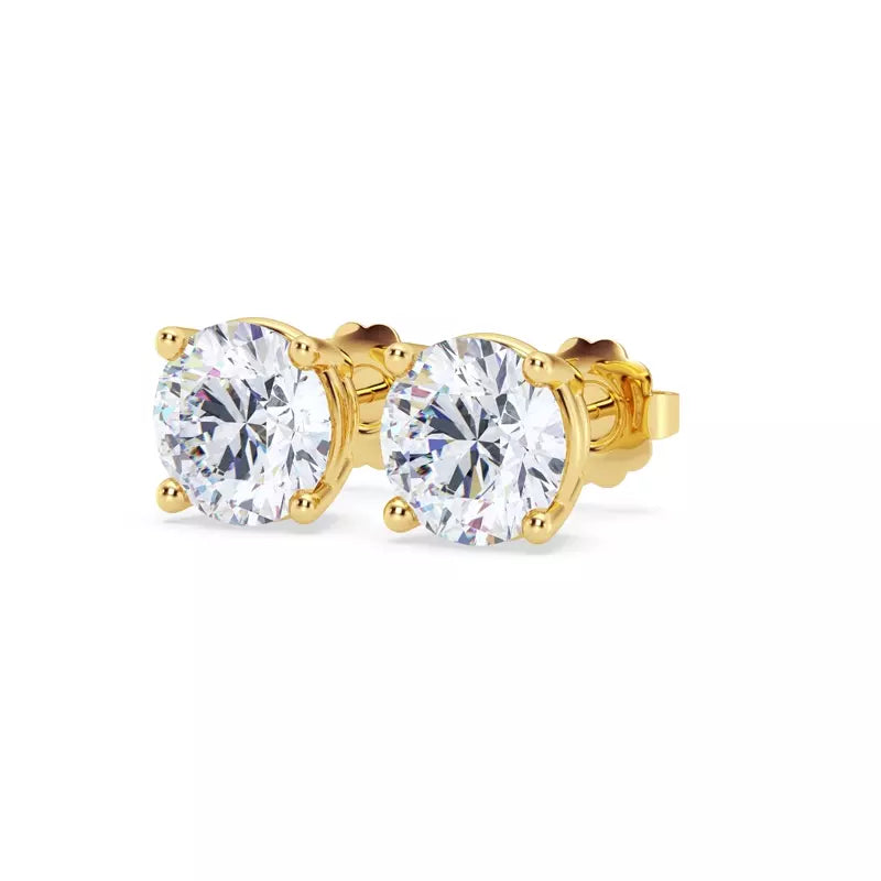 4 Carats Lab Grown Diamond Studs (Best Seller)