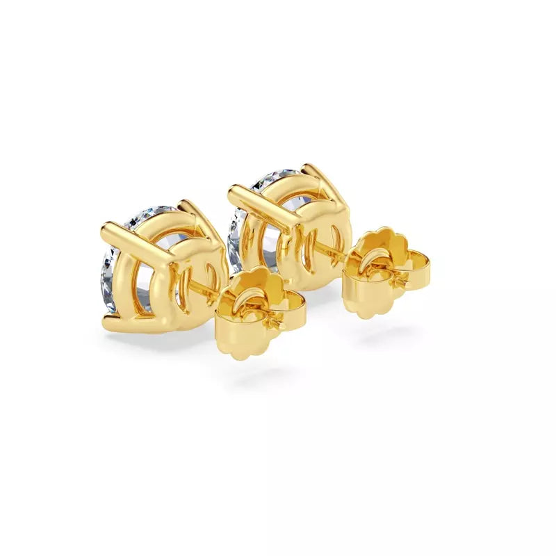4 Carats Lab Grown Diamond Studs (Best Seller)