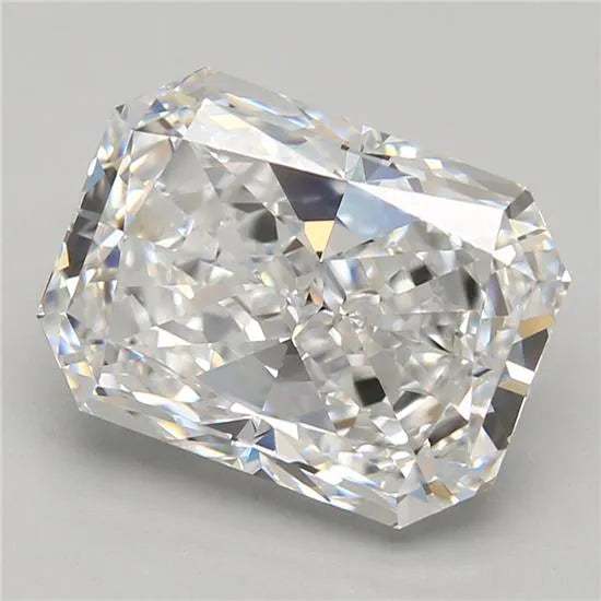 5.36ct Radiant Lab Grown Diamond (Colour E, Clarity FL, GIA Certified)