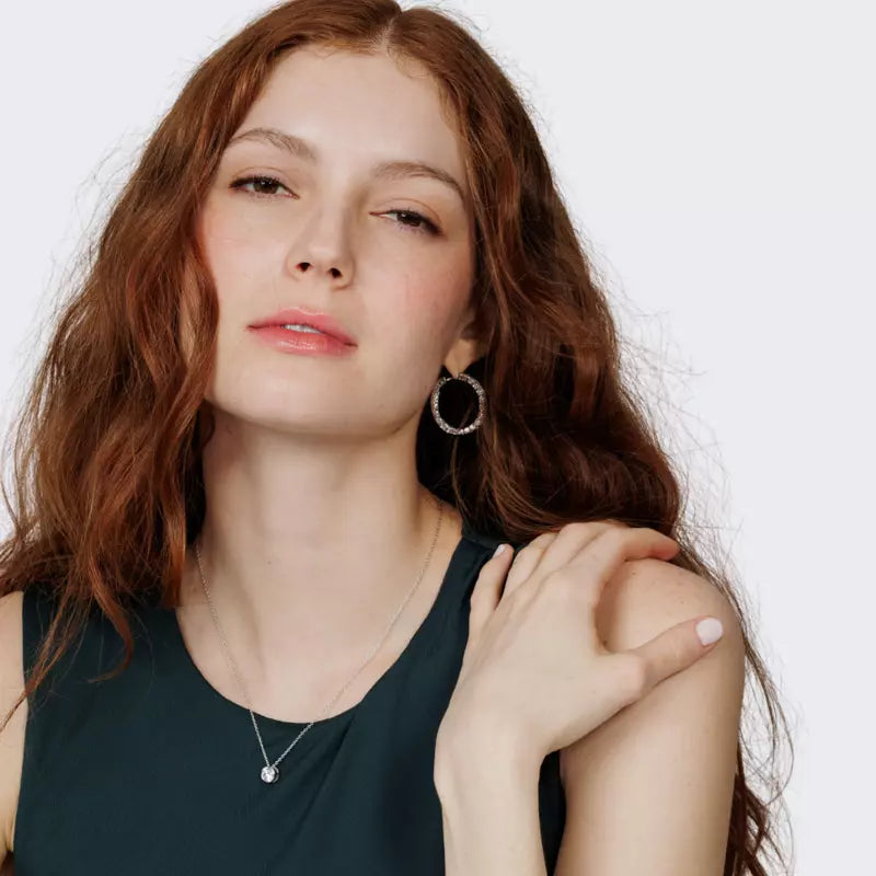 4 Carats Classic Hoop Earrings (Lab Grown)