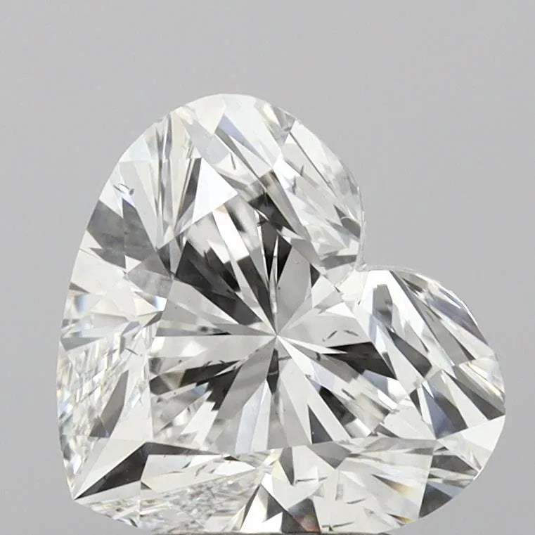 3.02ct Heart Lab Grown Diamond (Colour E, Clarity SI1, IGI Certified)