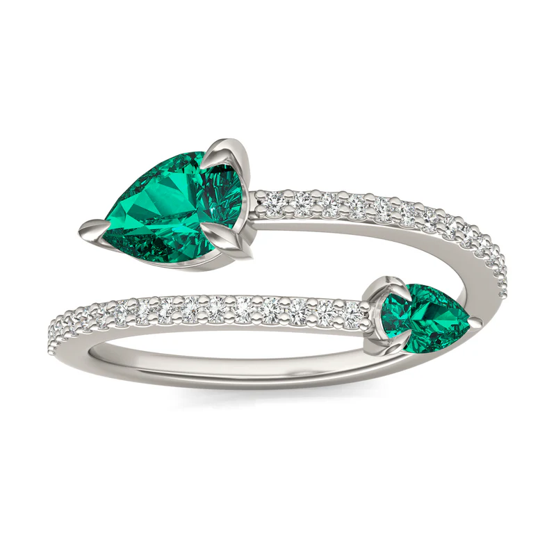 2 Pears Lab Grown Diamond Ring
