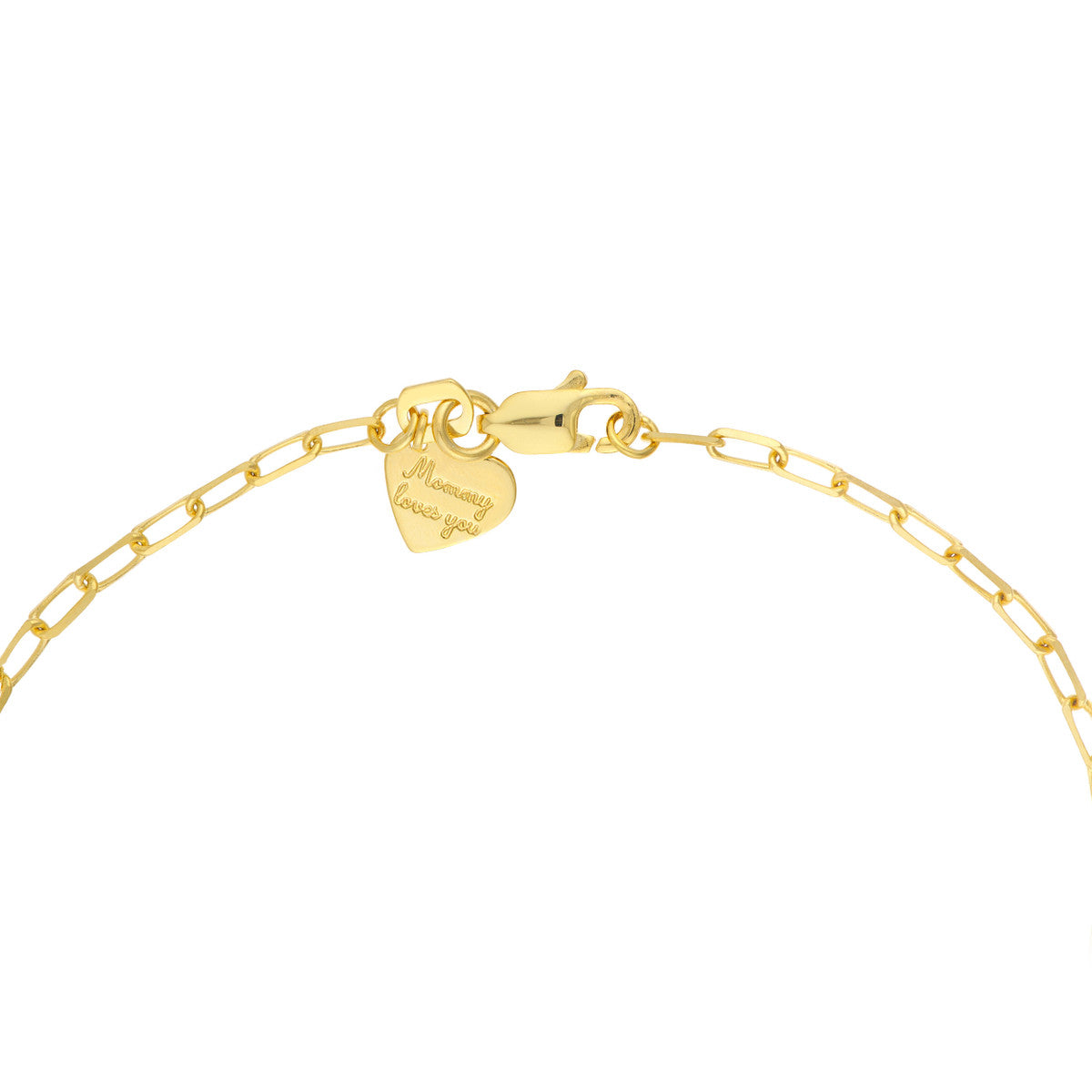 Kid's Paper Clip Chain IDButterfly Bracelet
