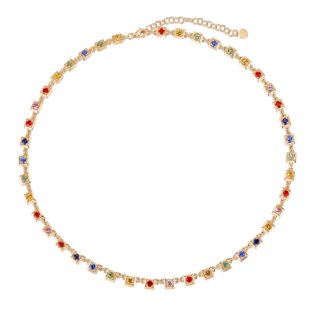 Multi Sapphire Necklace