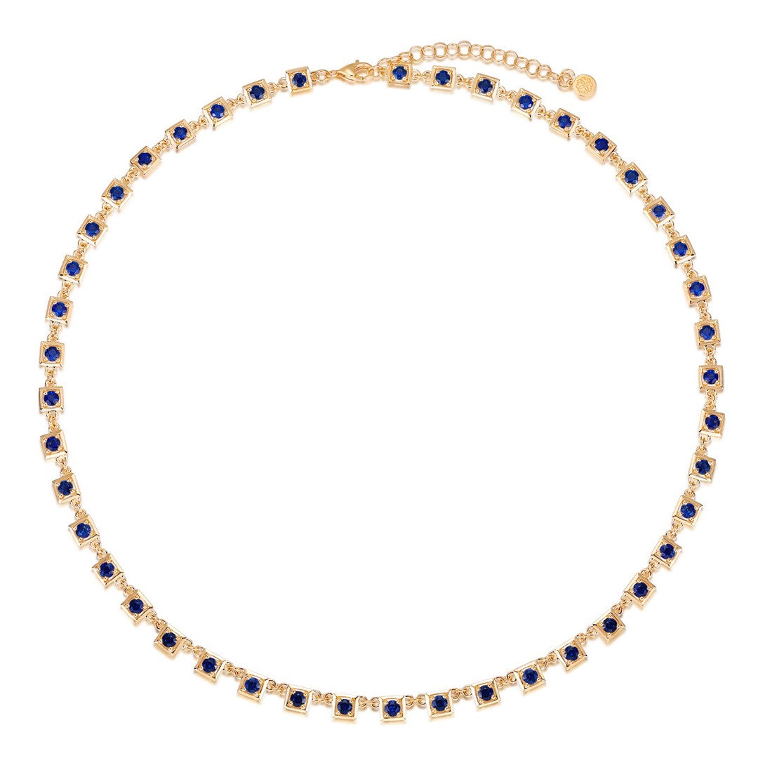 Multi Sapphire Necklace