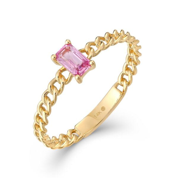 Eden , Pink Sapphire RIng