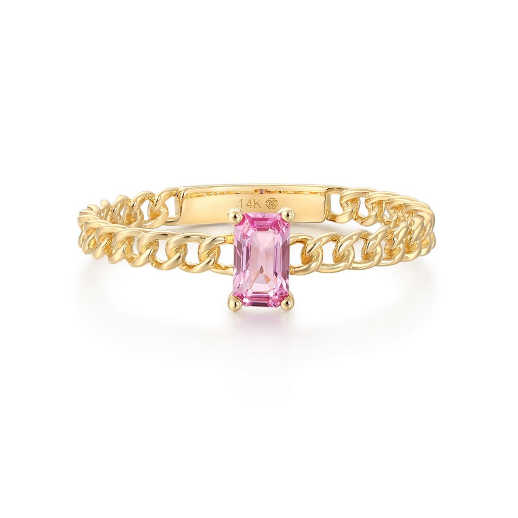 Eden , Pink Sapphire RIng