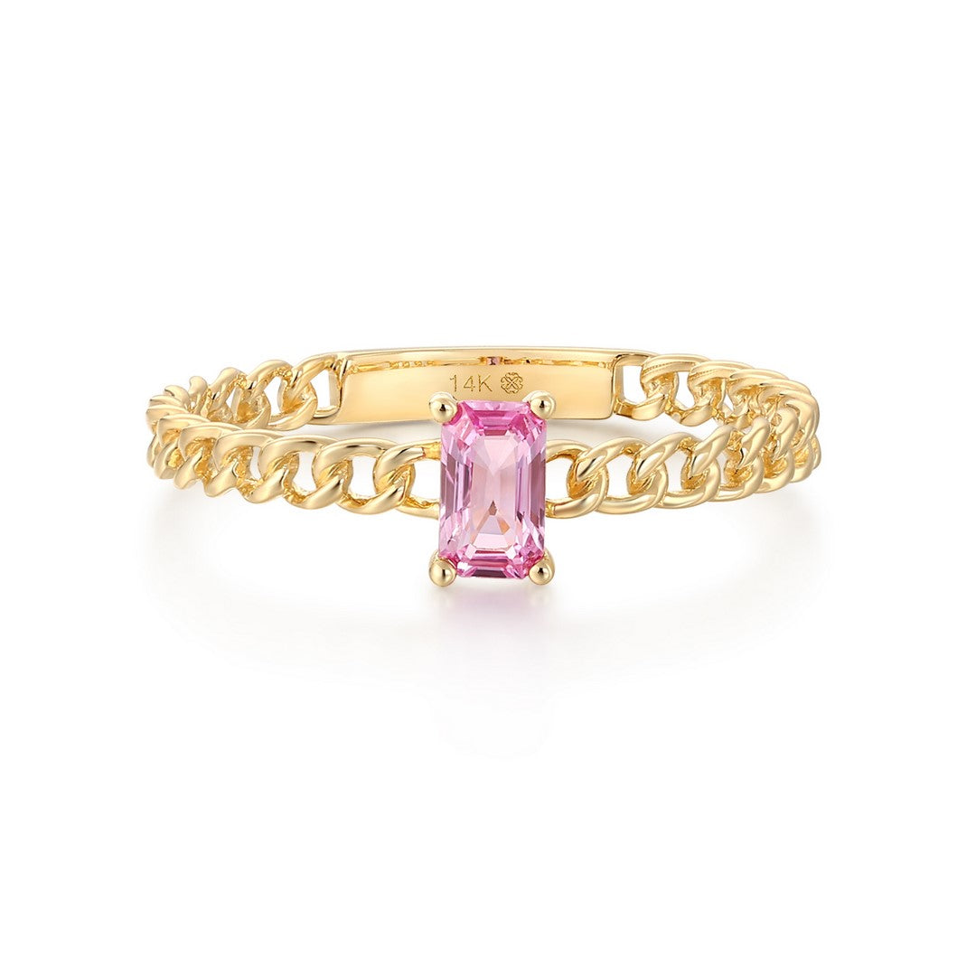 Eden , Pink Sapphire RIng