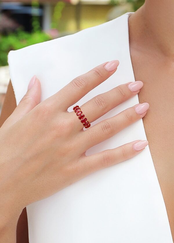 Devotion - Oval Ruby Ring