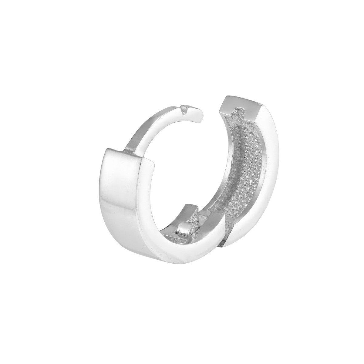14K Solid Gold Small Round Hoop Earrings
