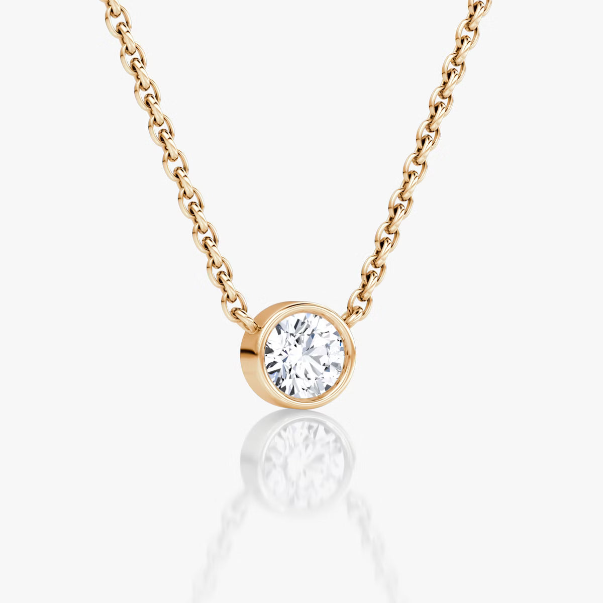 Bezel Solitaire Necklace (best seller)