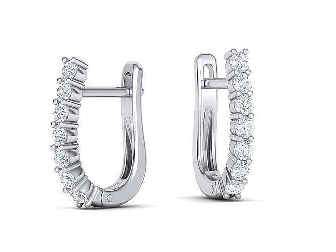 Huggie Diamond Earrings