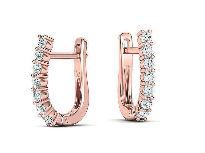 Huggie Diamond Earrings