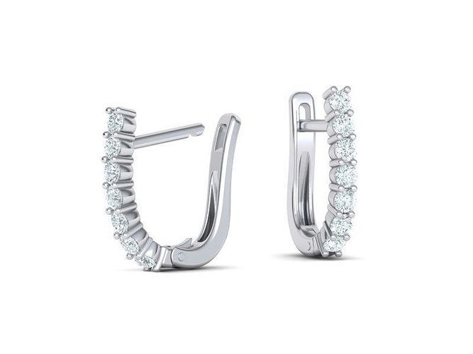 Huggie Diamond Earrings