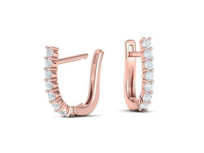Huggie Diamond Earrings