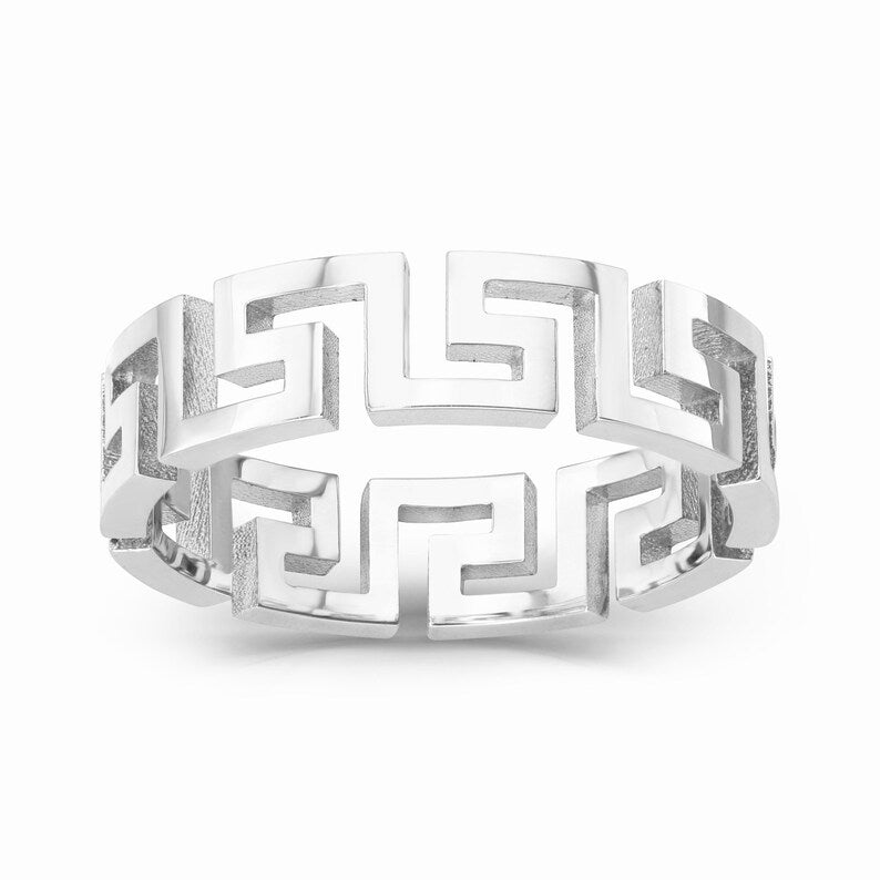 Greek Key RIng