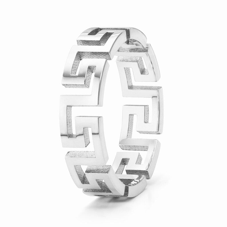 Greek Key RIng