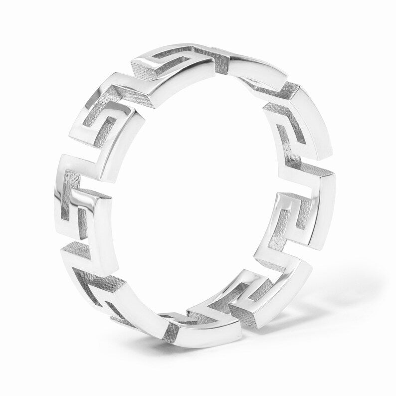 Greek Key RIng