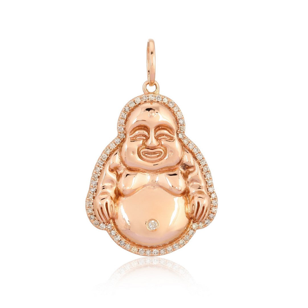 Lucky Buddha with Diamonds