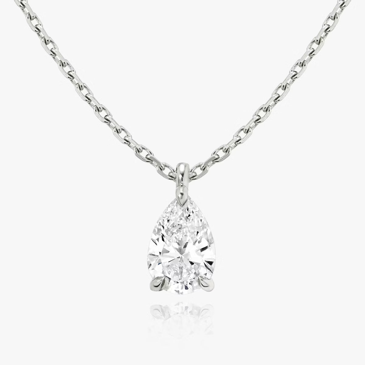 Pear Shape Solitarie Pendant